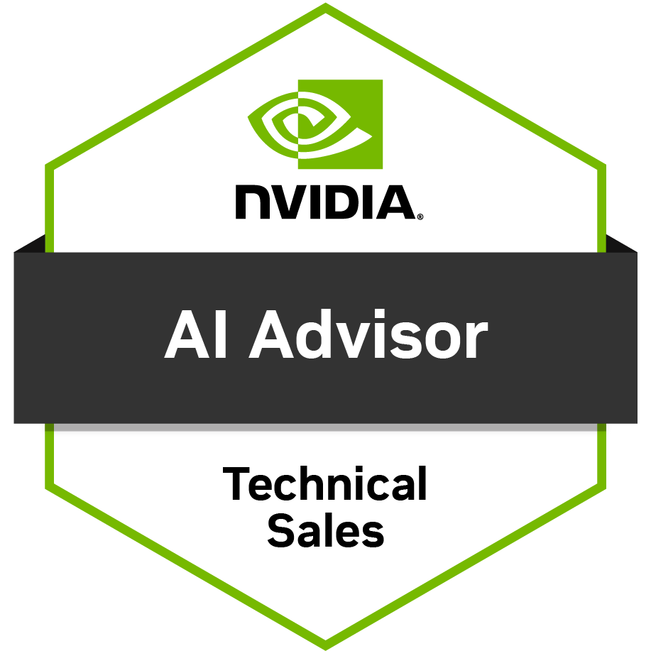 Badge NVIDIA — AI Advisor — Technical Sales